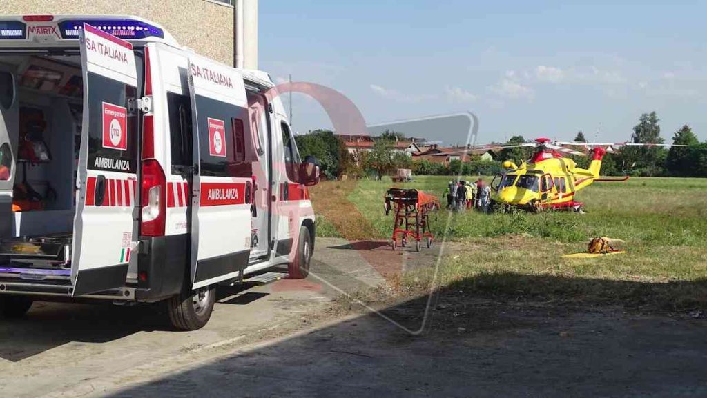 rivarolo canavese incidente sul lavoro frazione pasquaro