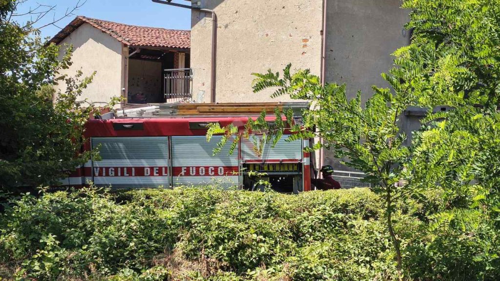 incendio abitazione in frazione spineto