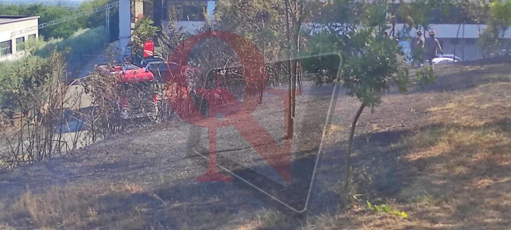candia canavese incendio boschivo verso barone canavese