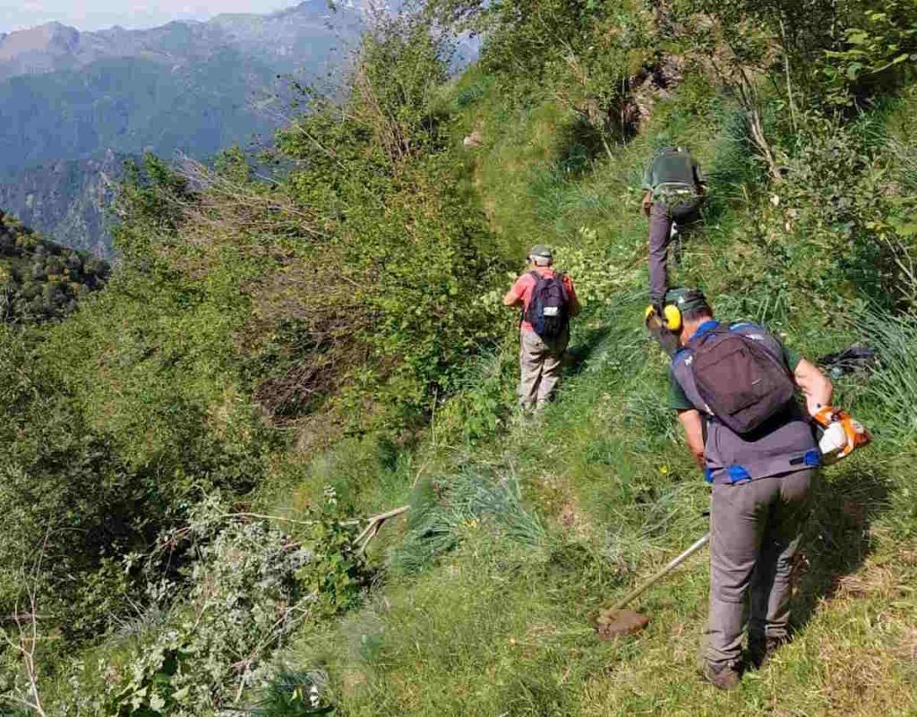 cantoira cai lanzo manutenzione sentieristica