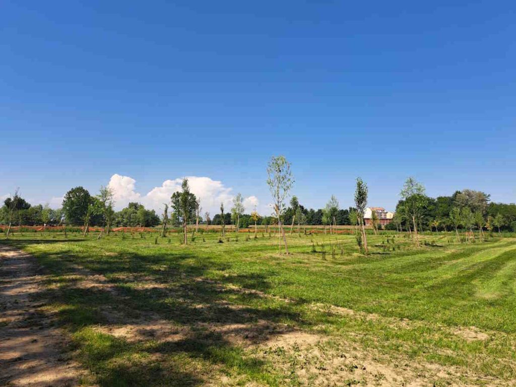 Chivasso parco sabiunè ciclopedonale