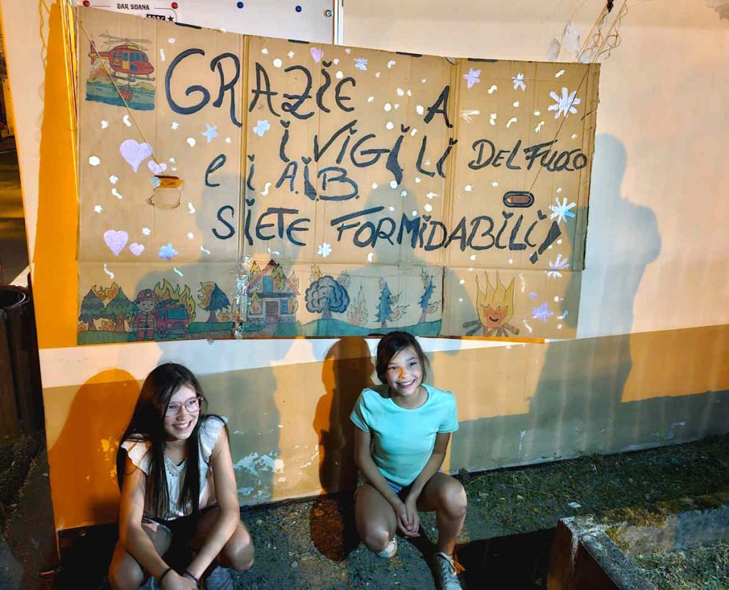 ronco canavese cartellone per vvf e aib
