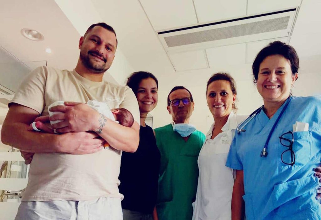torino salvata mamma e neonato