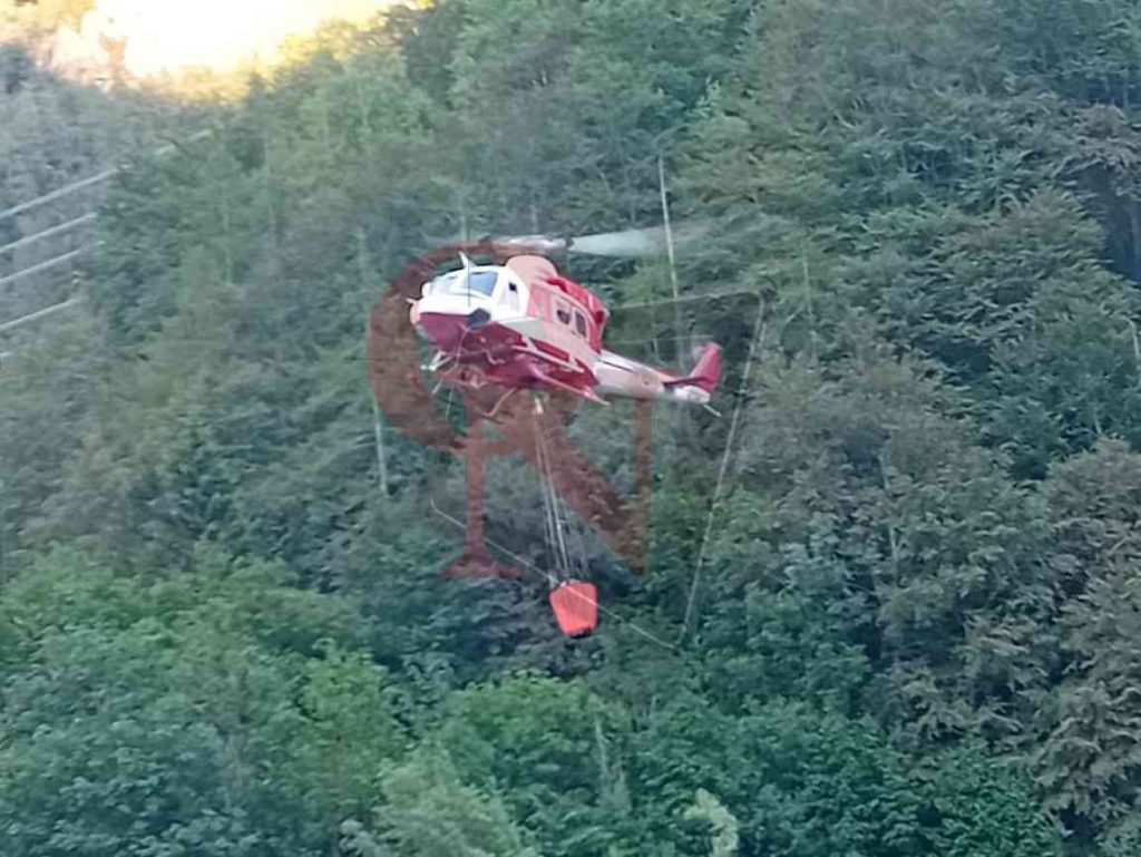 valprato soana incendio boschivo