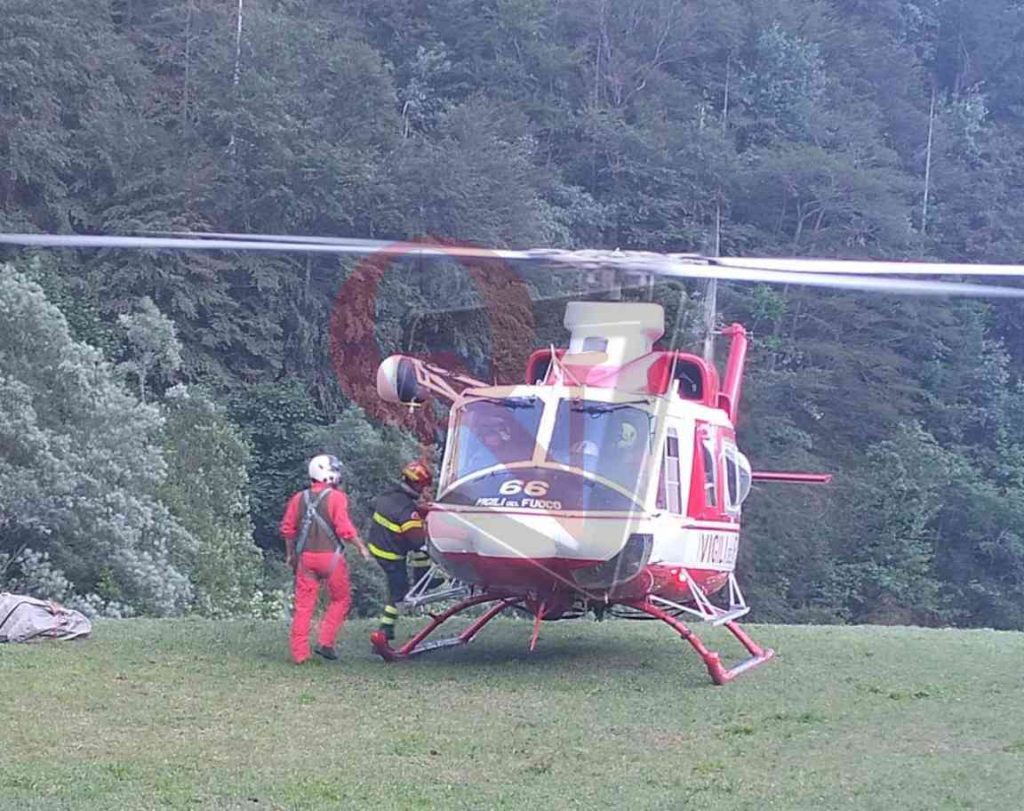 valprato soana incendio boschivo