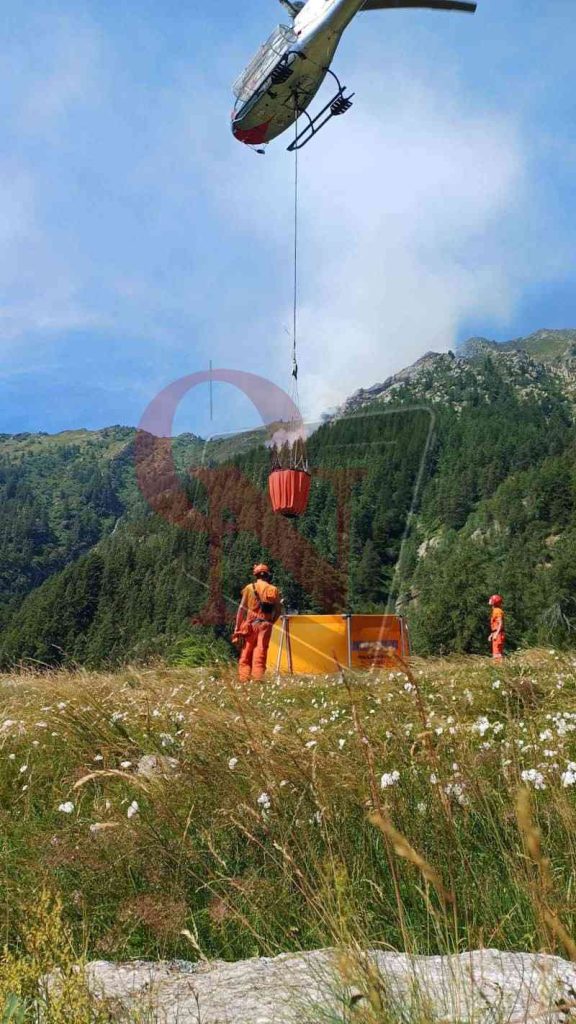 valprato soana incendio boschivo