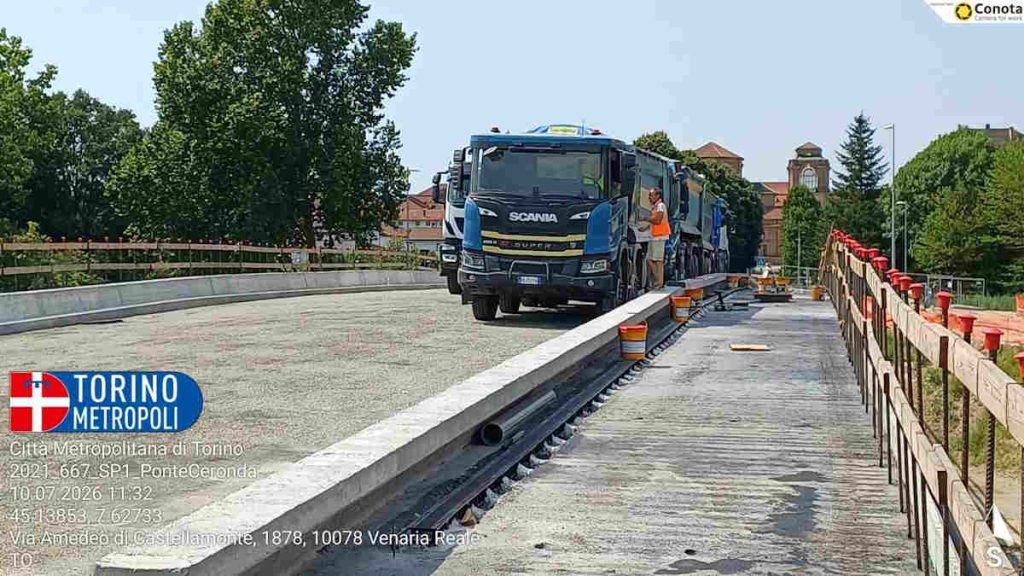 venaria prove carico ponte ceronda