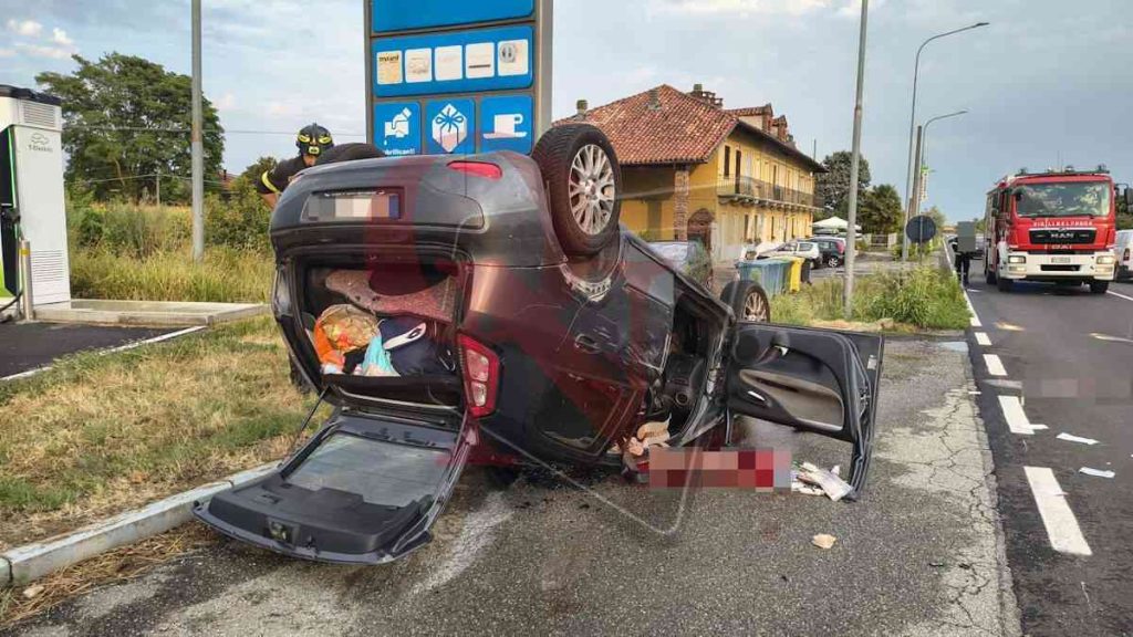 castellamonte incidente sant'antonio