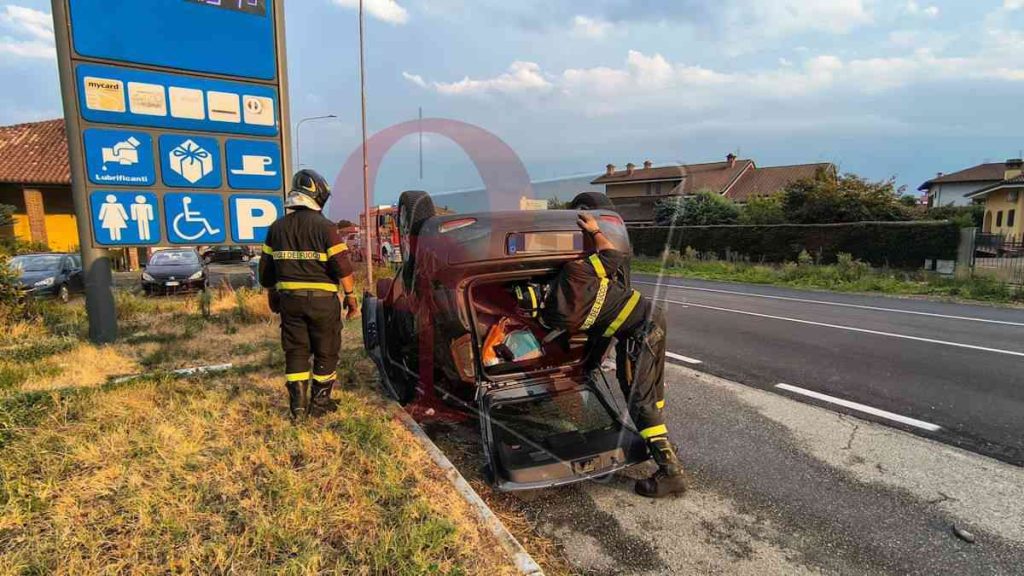 castellamonte incidente sant'antonio