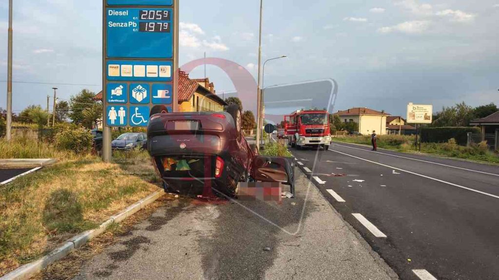 castellamonte incidente sant'antonio