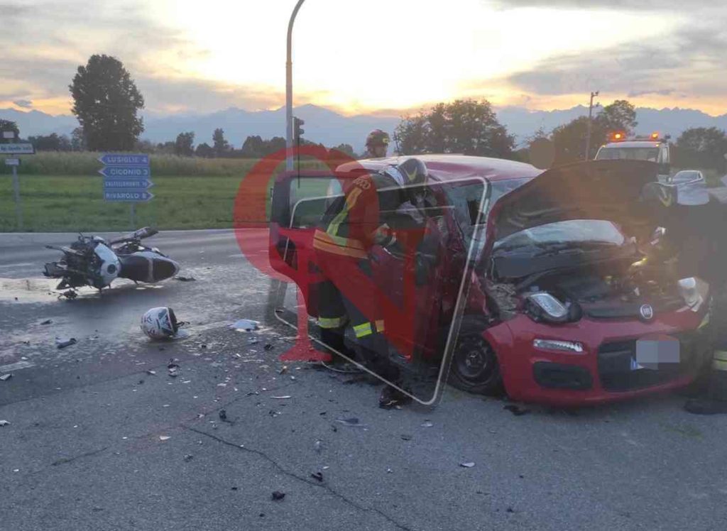 san giorgio canavese incidente