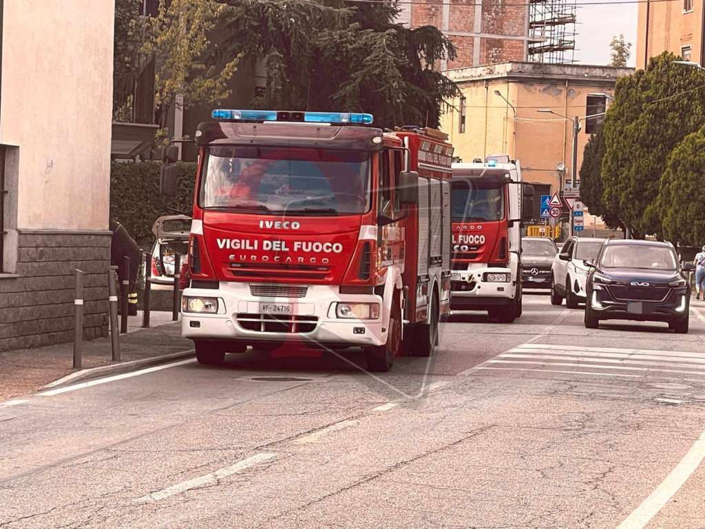 ciriè principio d'incendio