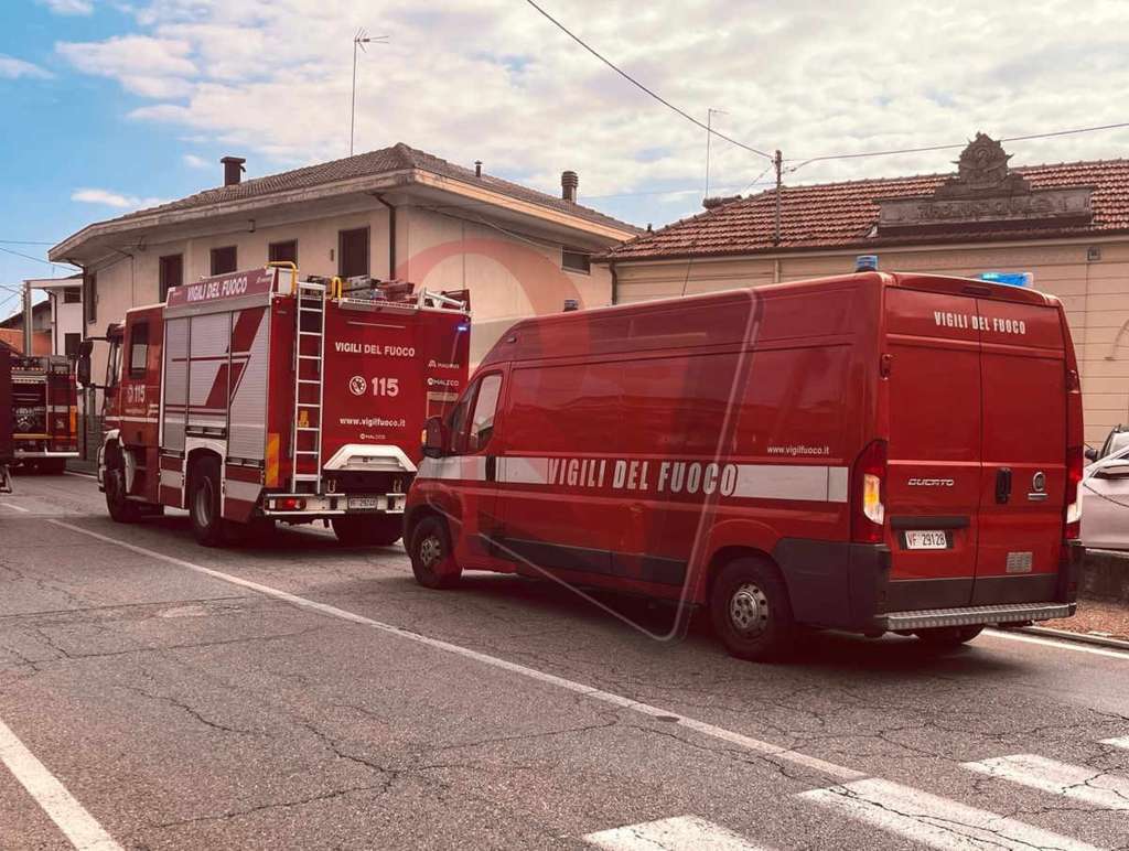 ciriè principio d'incendio