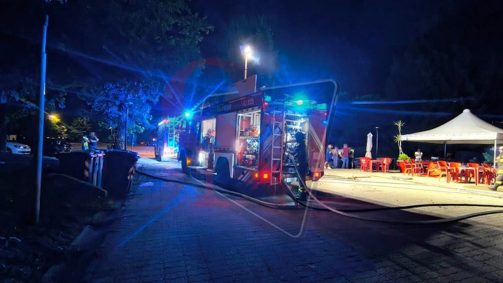 rivarolo incendio locale piazza massoglia