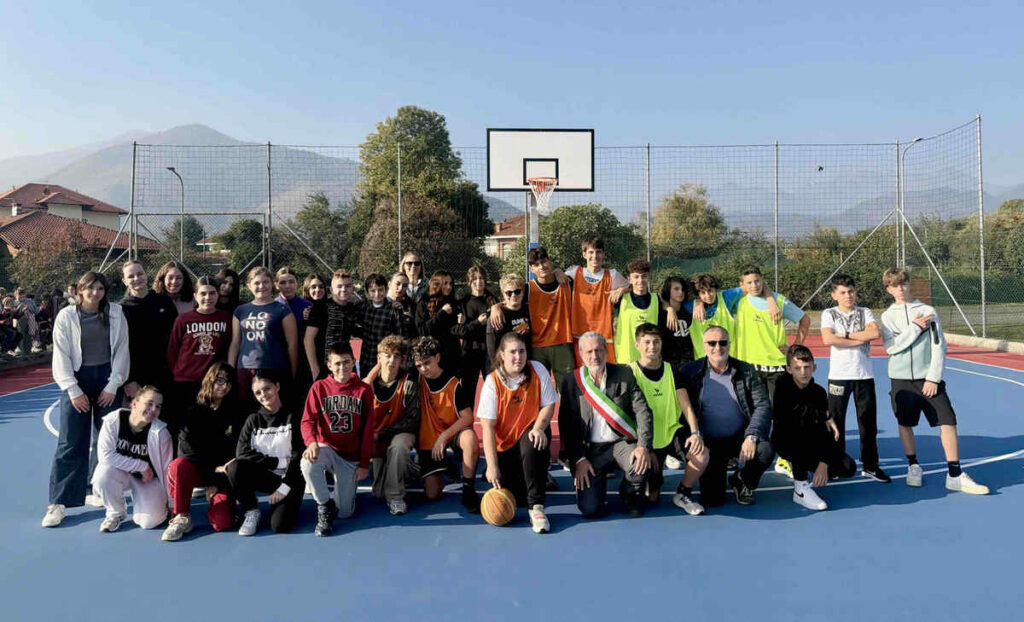 balangero inaugurato campo basket
