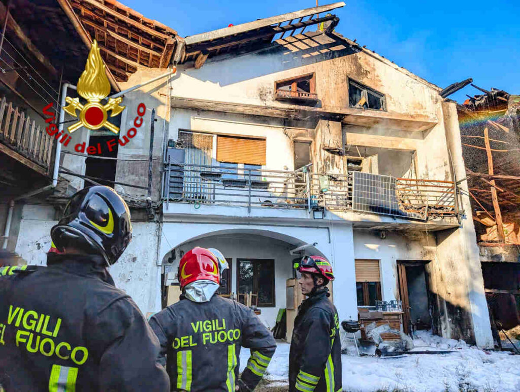 foglizzo incendio abitazione