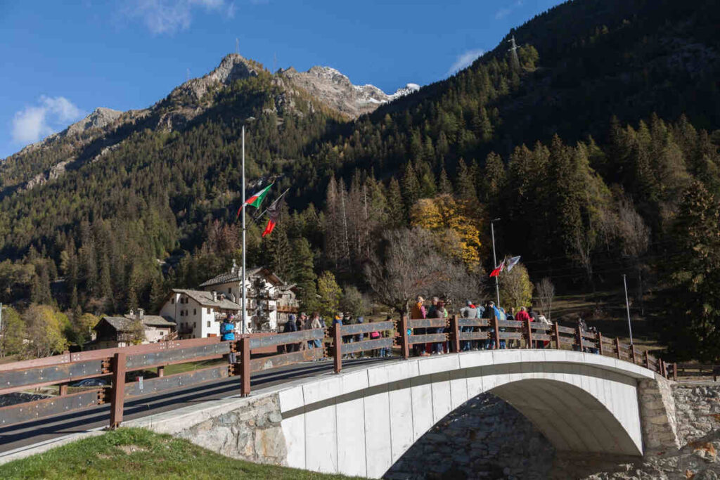 Gressoney-Saint-Jean inaugurazione nuovo ponte