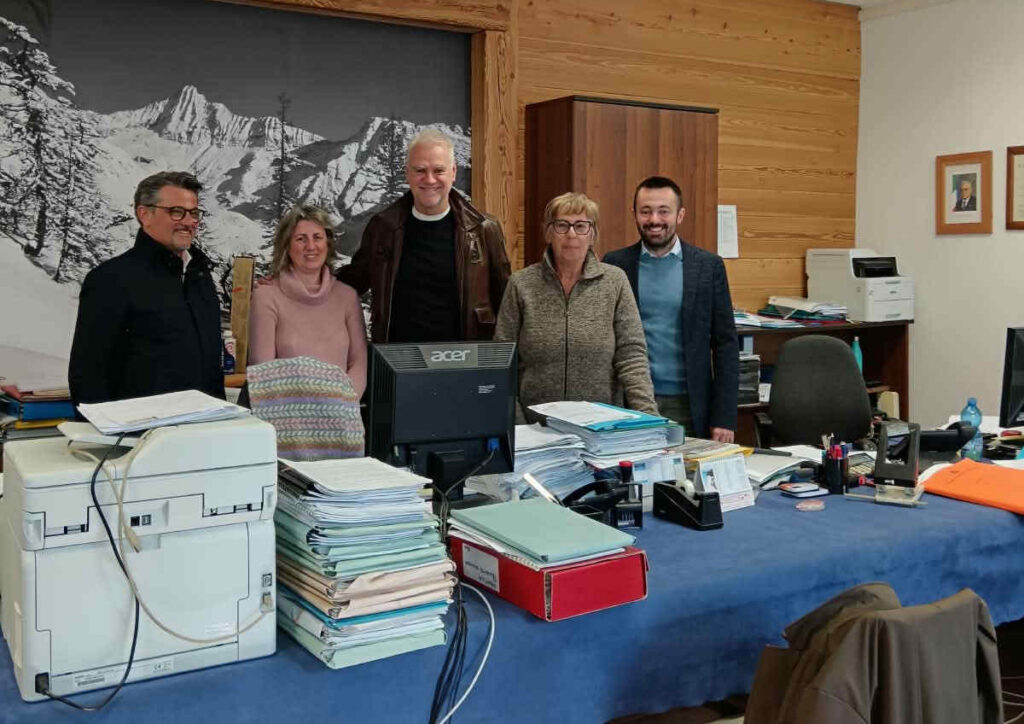 Ronco Canavese Zangrillo in visita