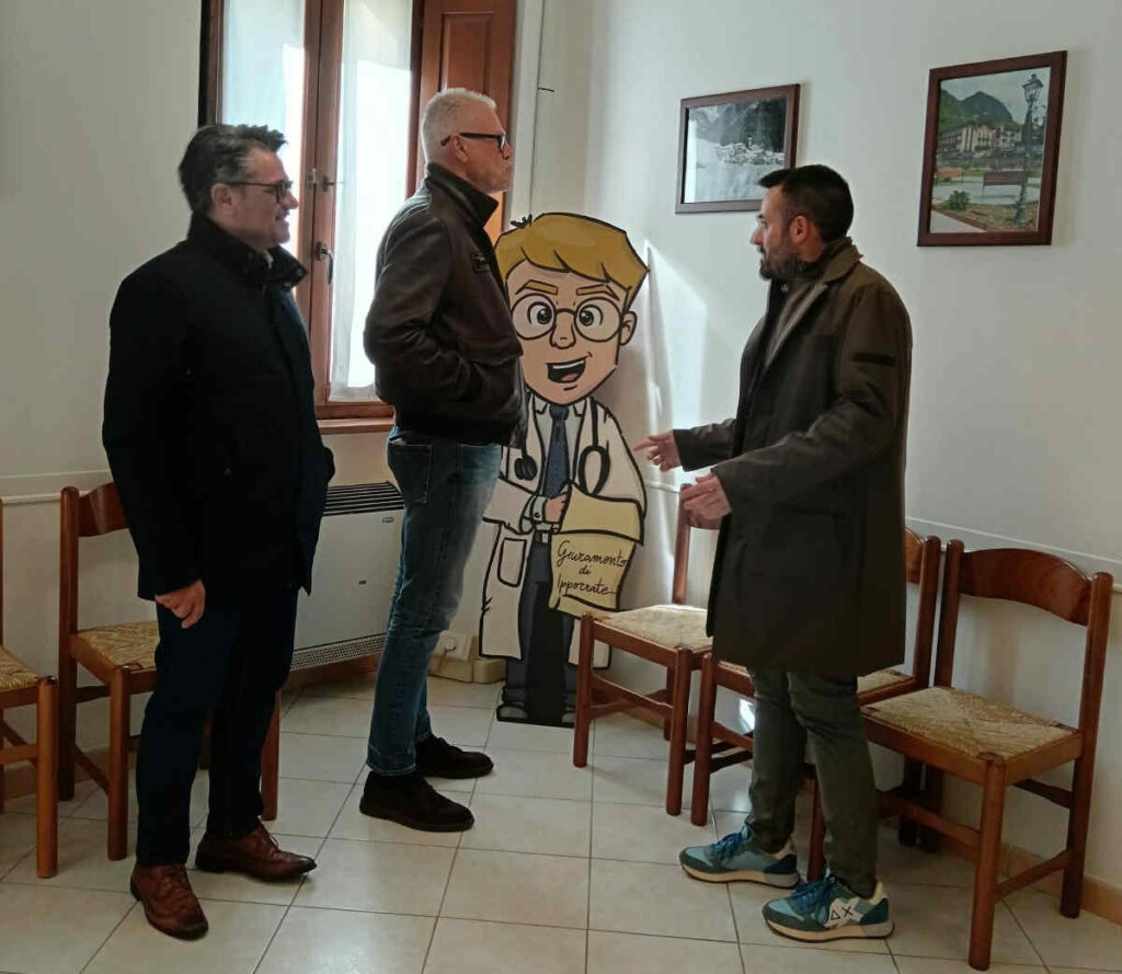 Ronco Canavese Zangrillo in visita