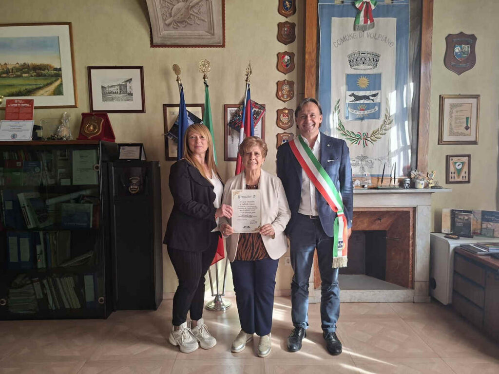 volpiano pergamena alla lavanderia da luciana